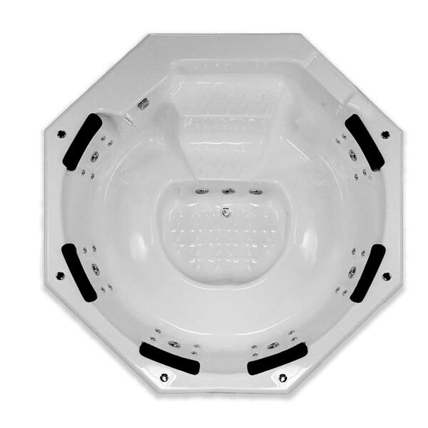 Spa Redondo Madrid COMPLETO com hidromassagem em acrílico | S